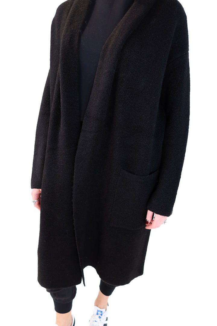 Vici Black Long Cardigan (S/M; retails for $88)