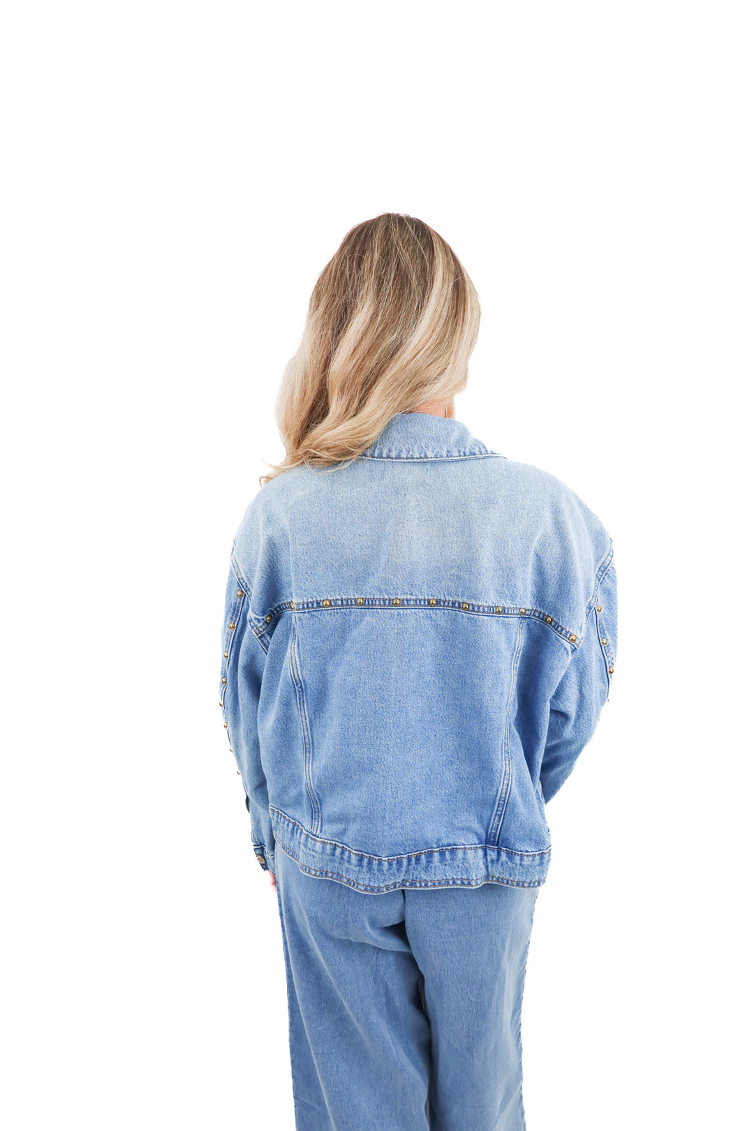 universal threads gold stud jacket (s)