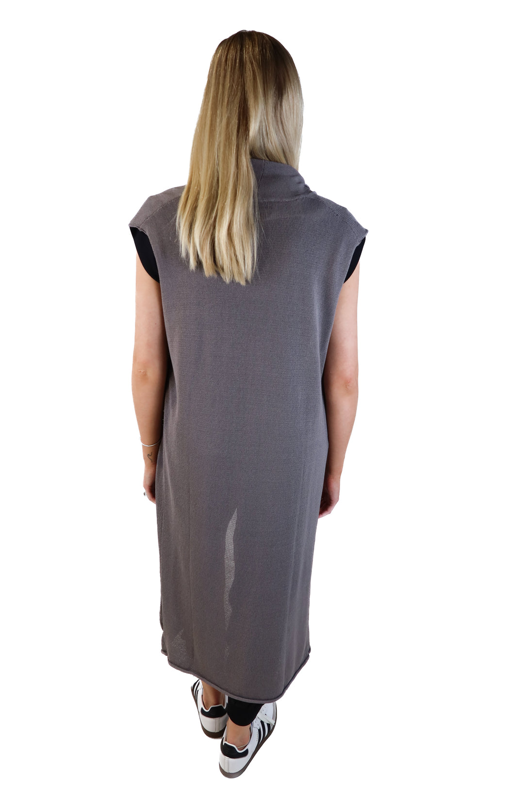 Zara Sleeveless Long Cardigan (S)