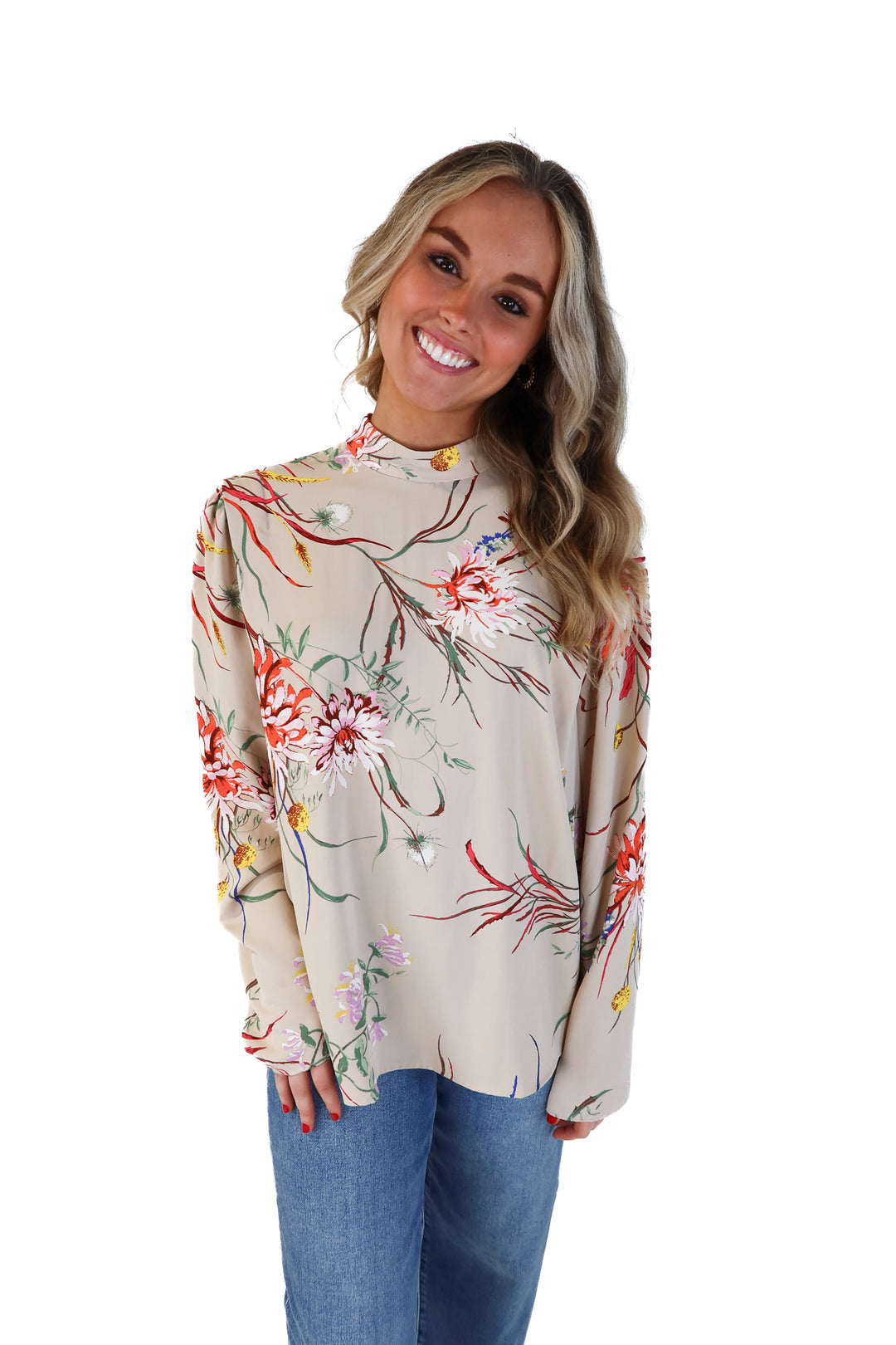 H&M Floral Blouse (M)