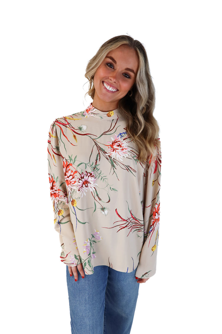 H&M Floral Blouse (M)