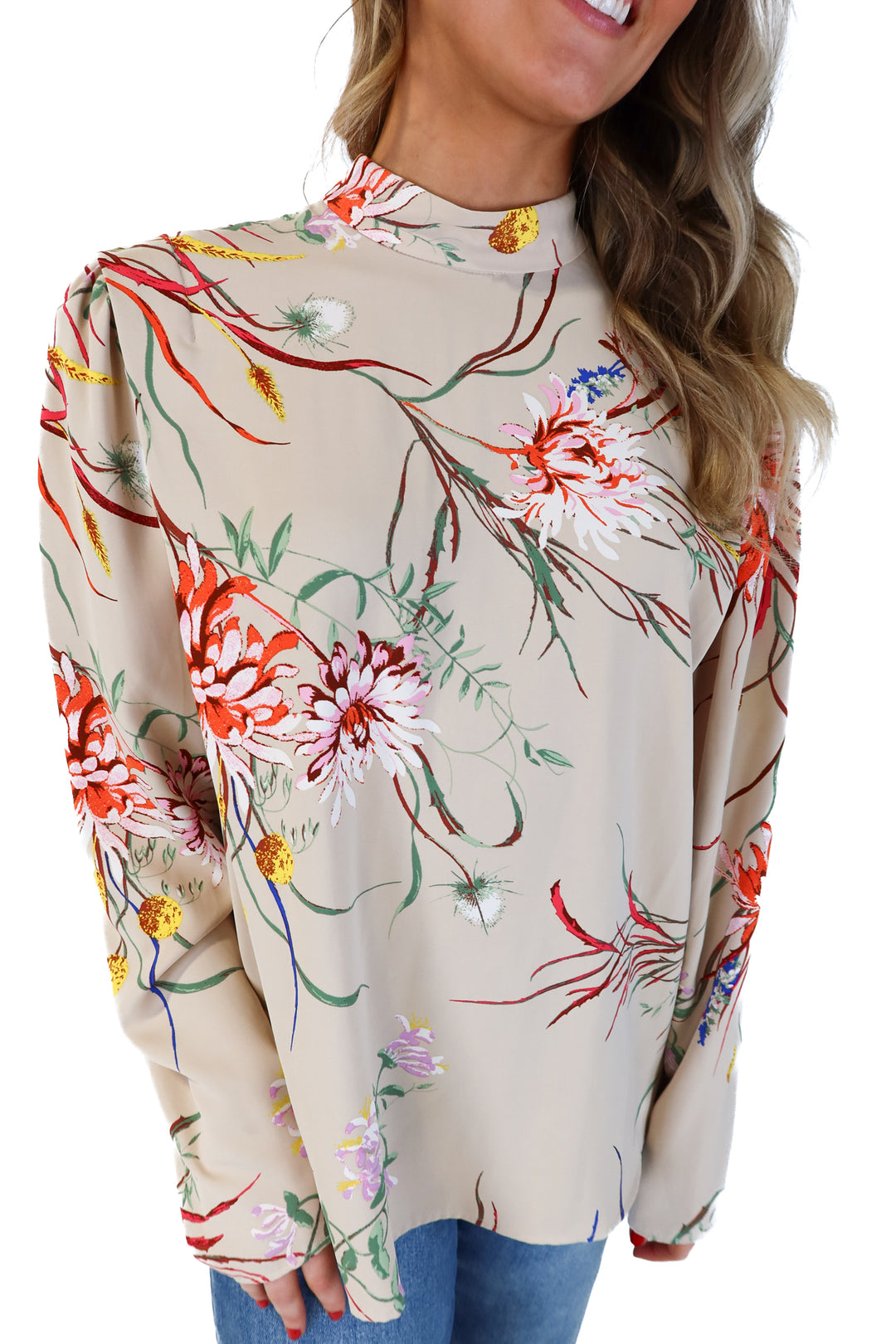 H&M Floral Blouse (M)