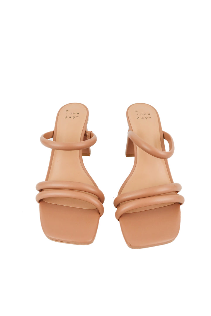 a new day brown strappy heels (10)