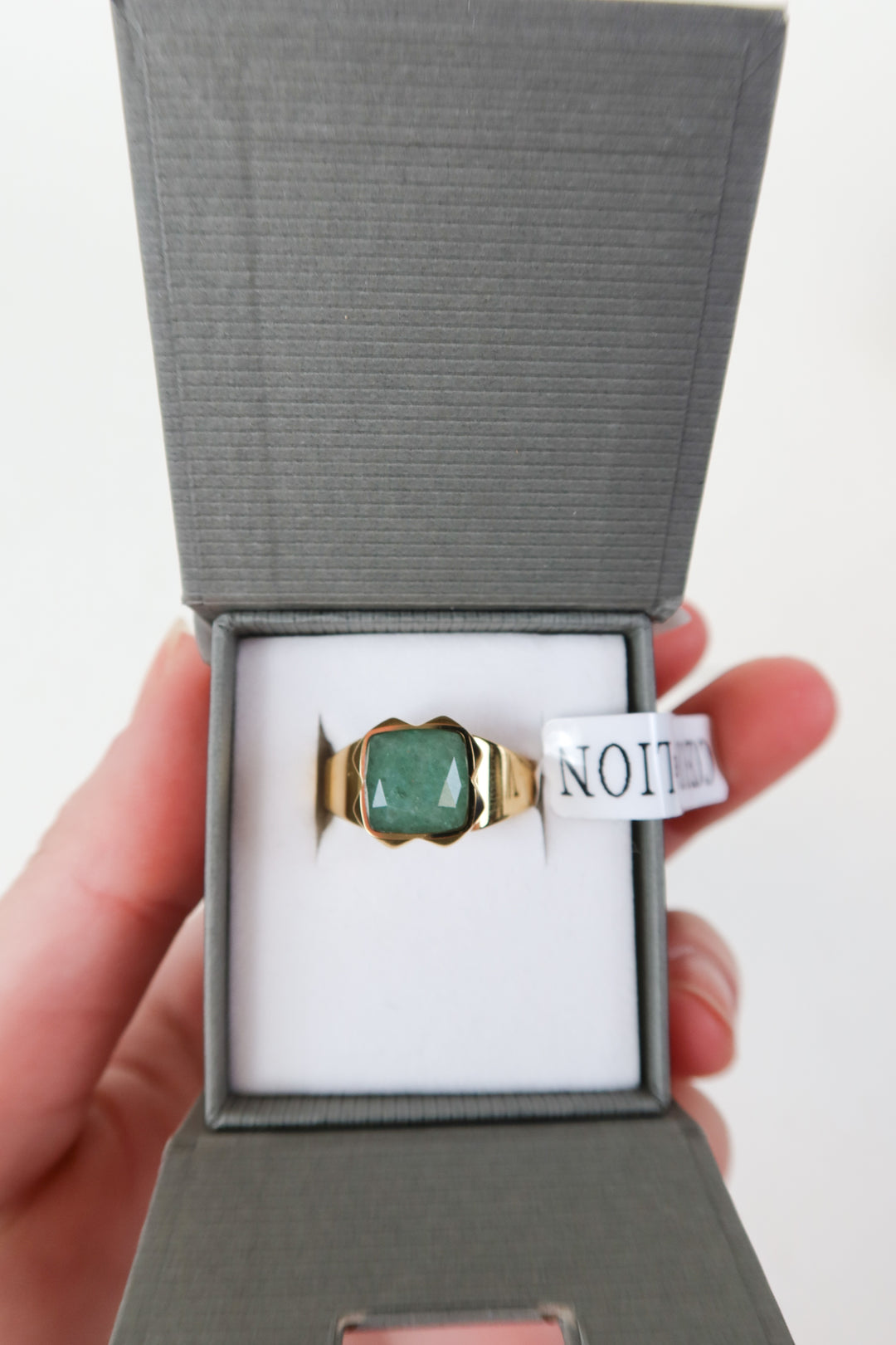 Coeur de Lion Green & Gold Ring NWT (retail $105)