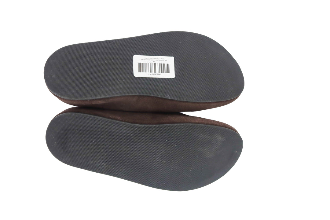 steve madden brown suede clogs (10; retail $119)