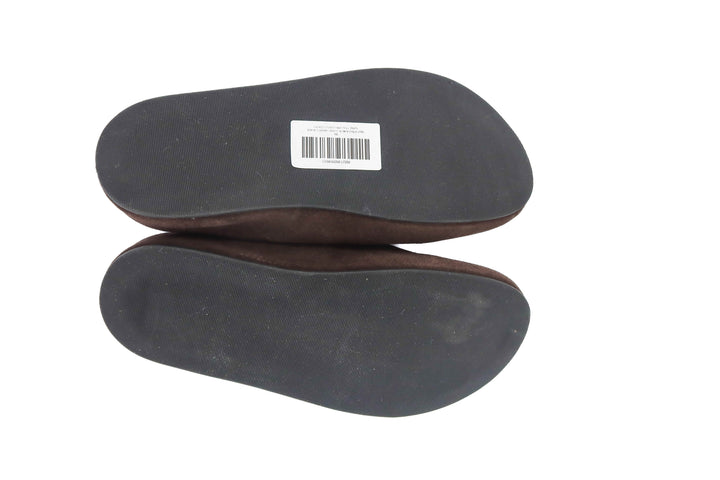 steve madden brown suede clogs (10; retail $119)