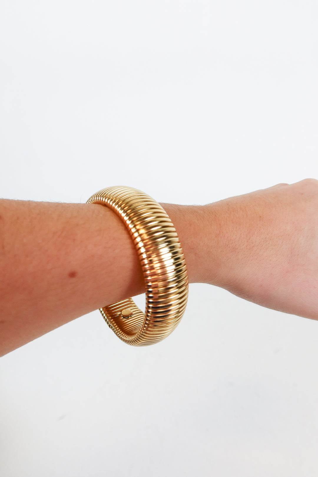 Gold Chunky 20mm Bangle Bracelet