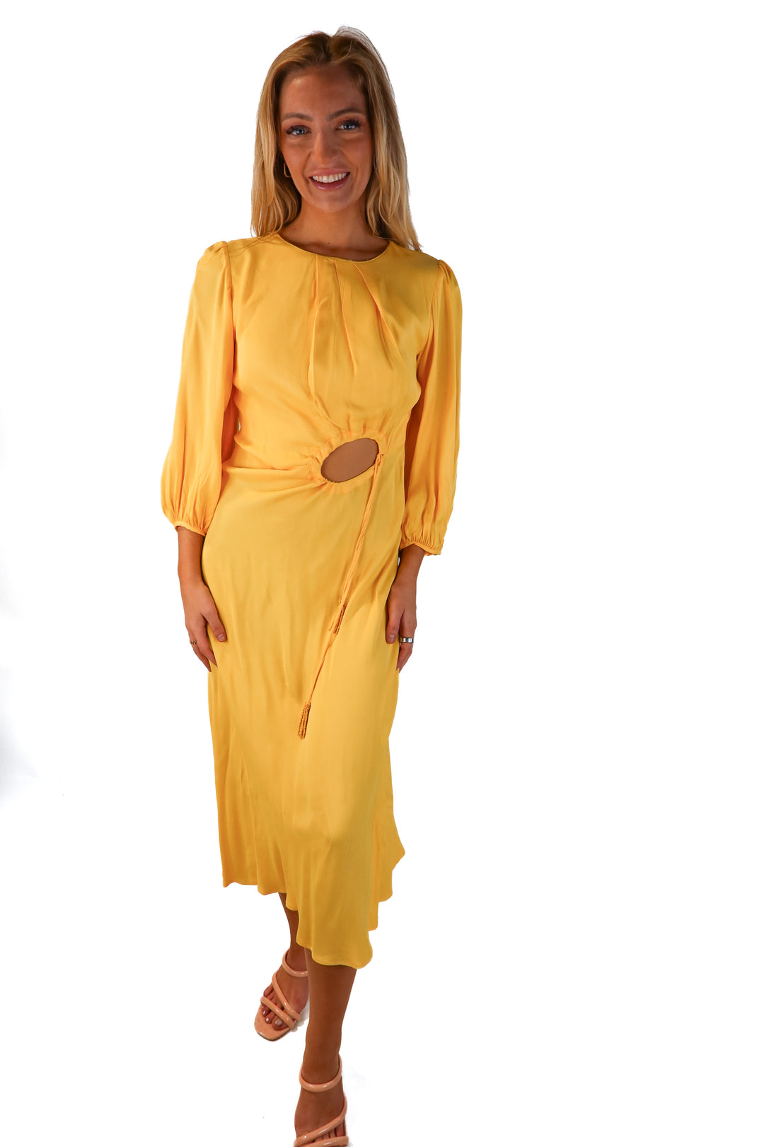 Farm Rio Yellow Dress (S; retail $295)