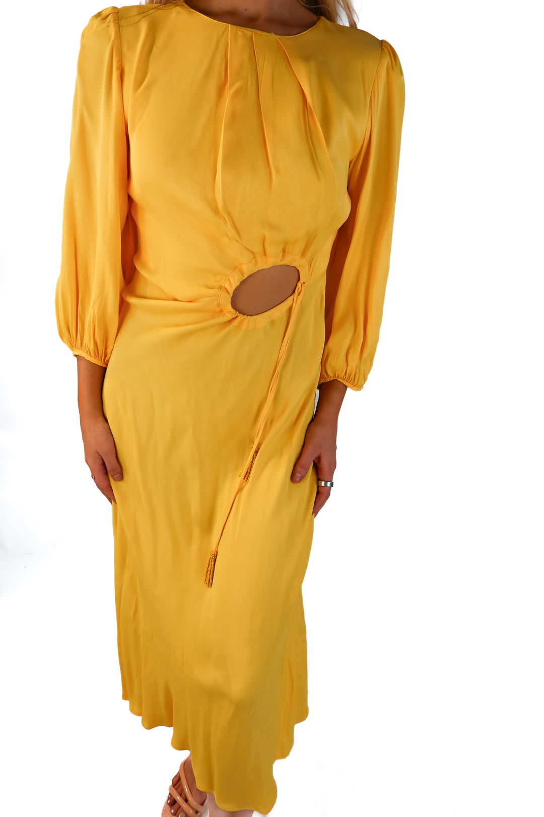 Farm Rio Yellow Dress (S; retail $295)