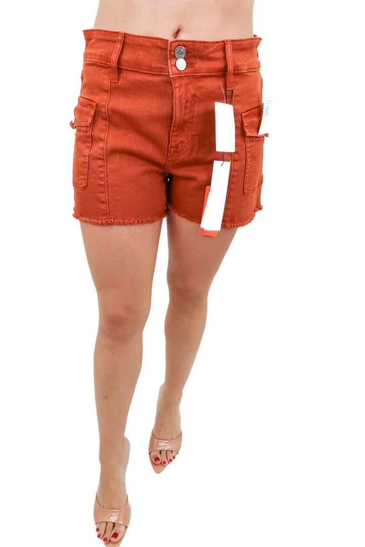 vigoss terracotta denim shorts NWT (27; retail $58)