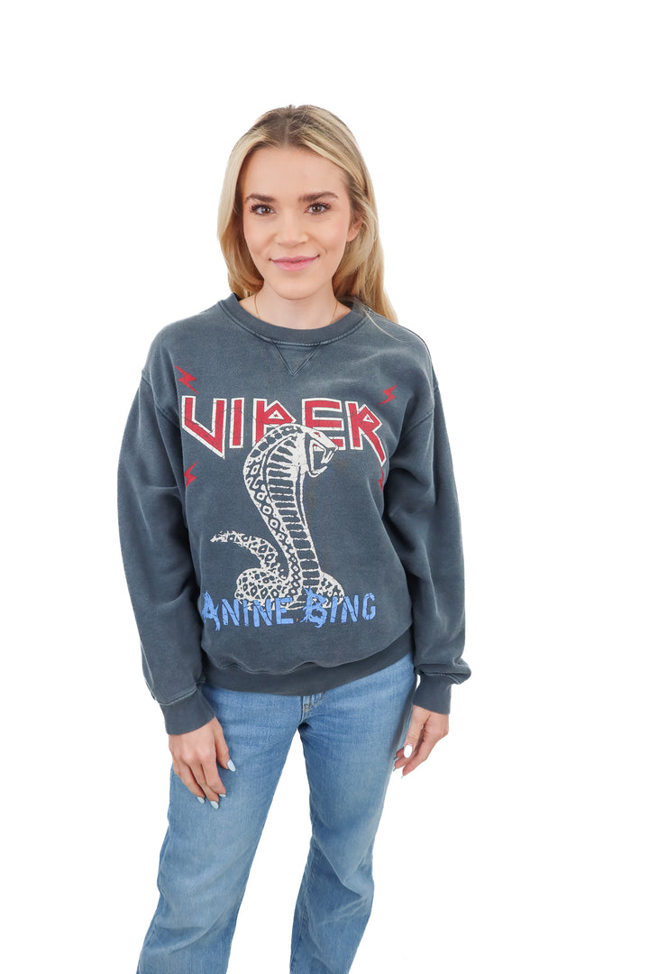 anine bing cobra crewneck (S; retail $220)