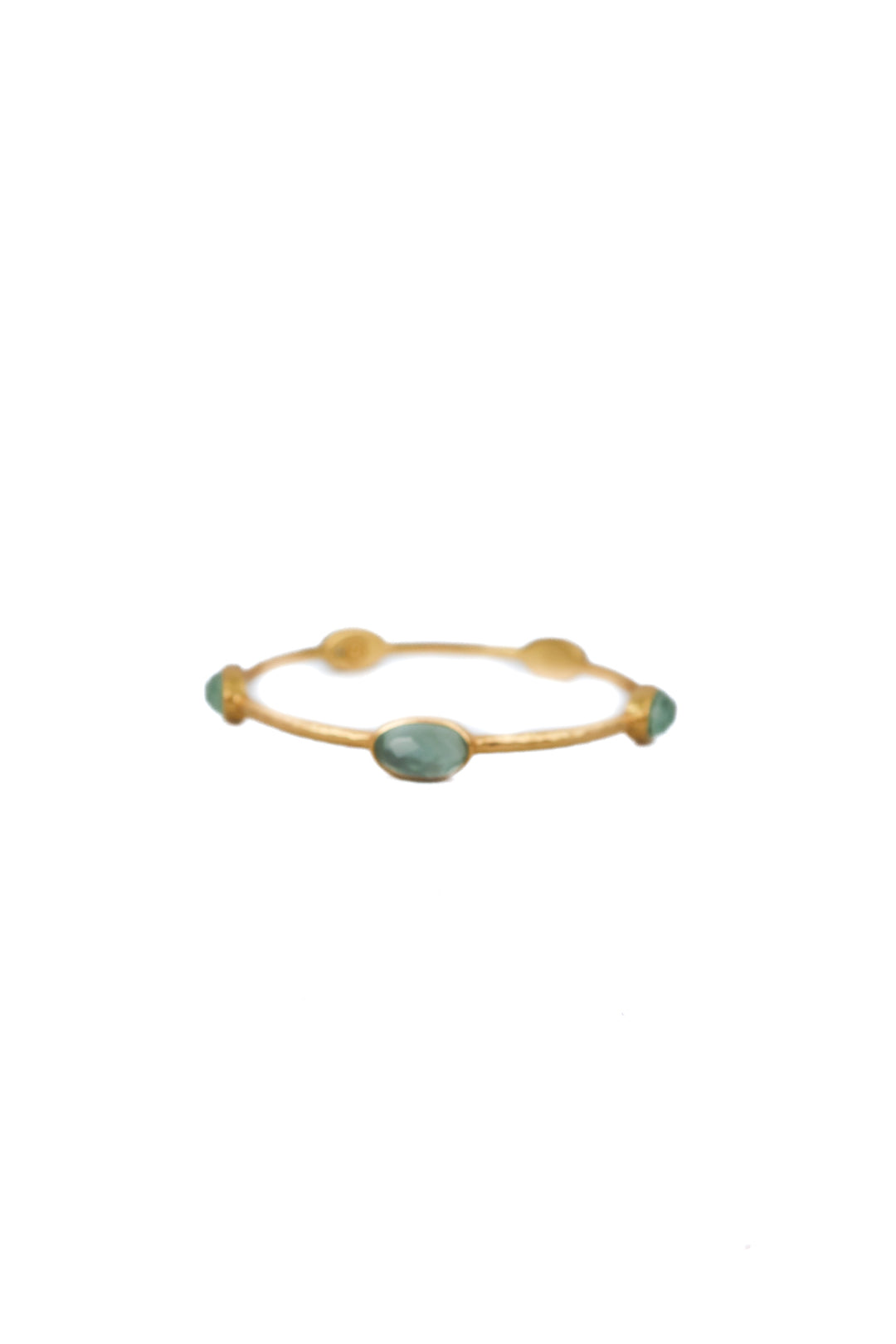 julie vos ivy stone bangle iridescent aquamarine blue (retail $145)
