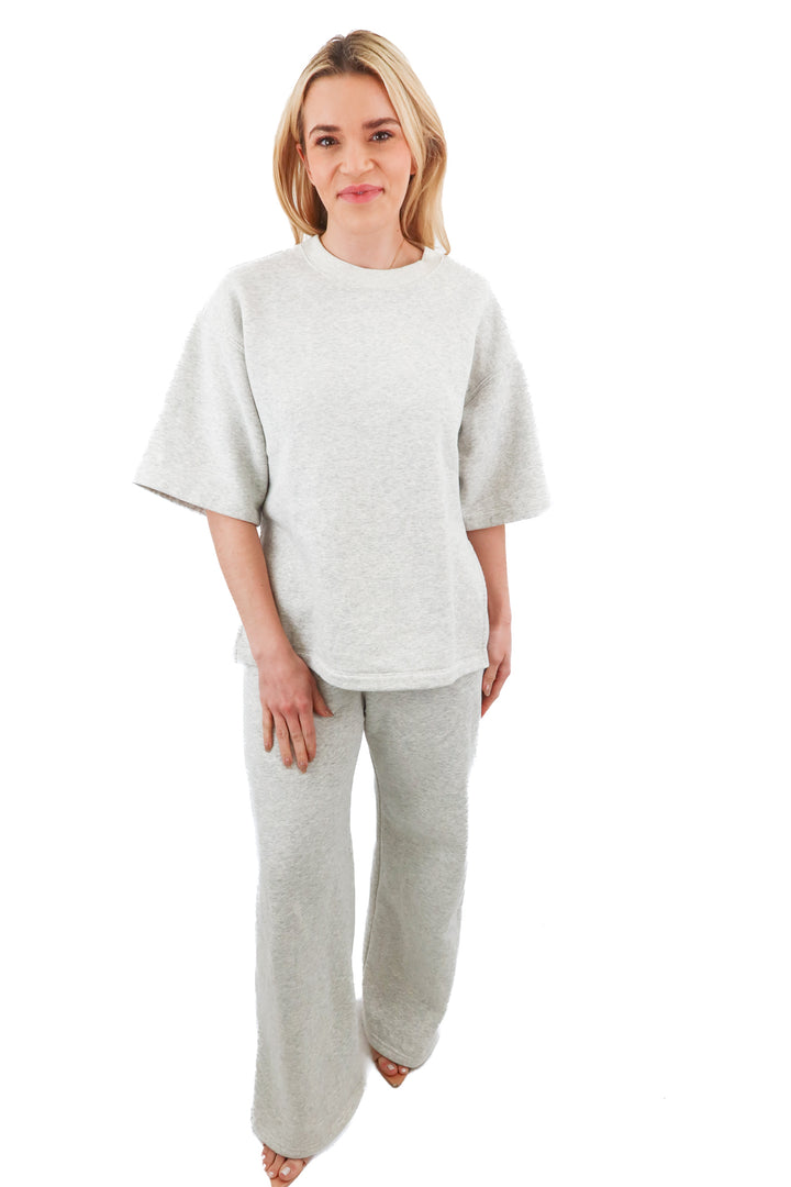 Abercrombie & Fitch gray sweat set (S)