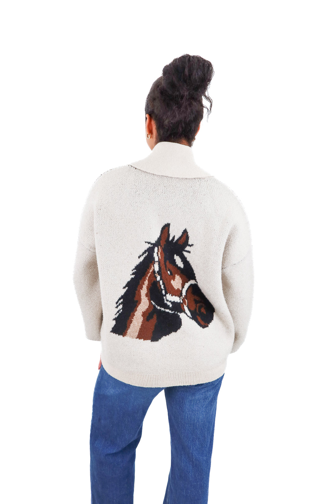 vici horse cardigan (xs/s; retail $84)