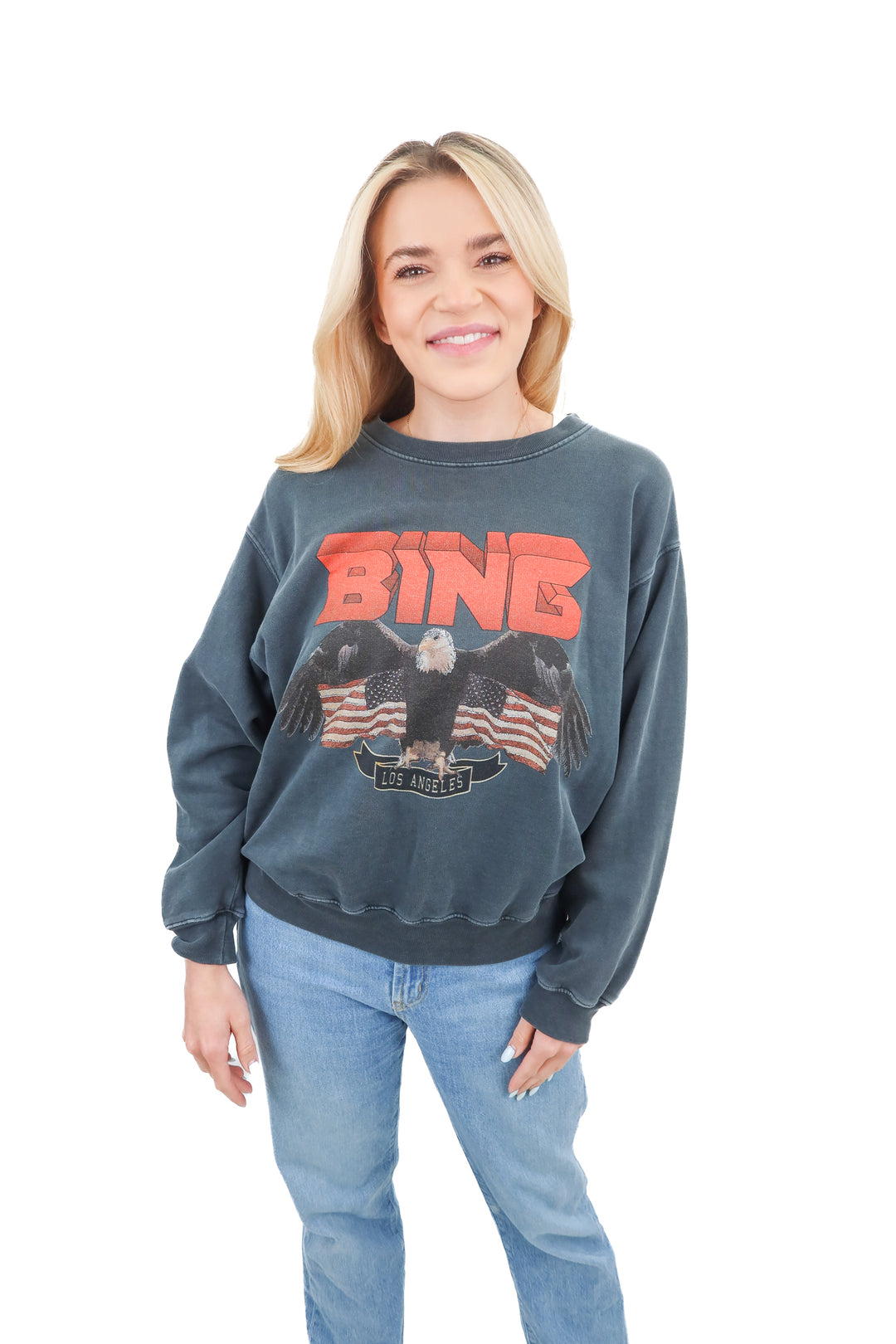Anine Bing graphic sweatshirt (S; retail $220)