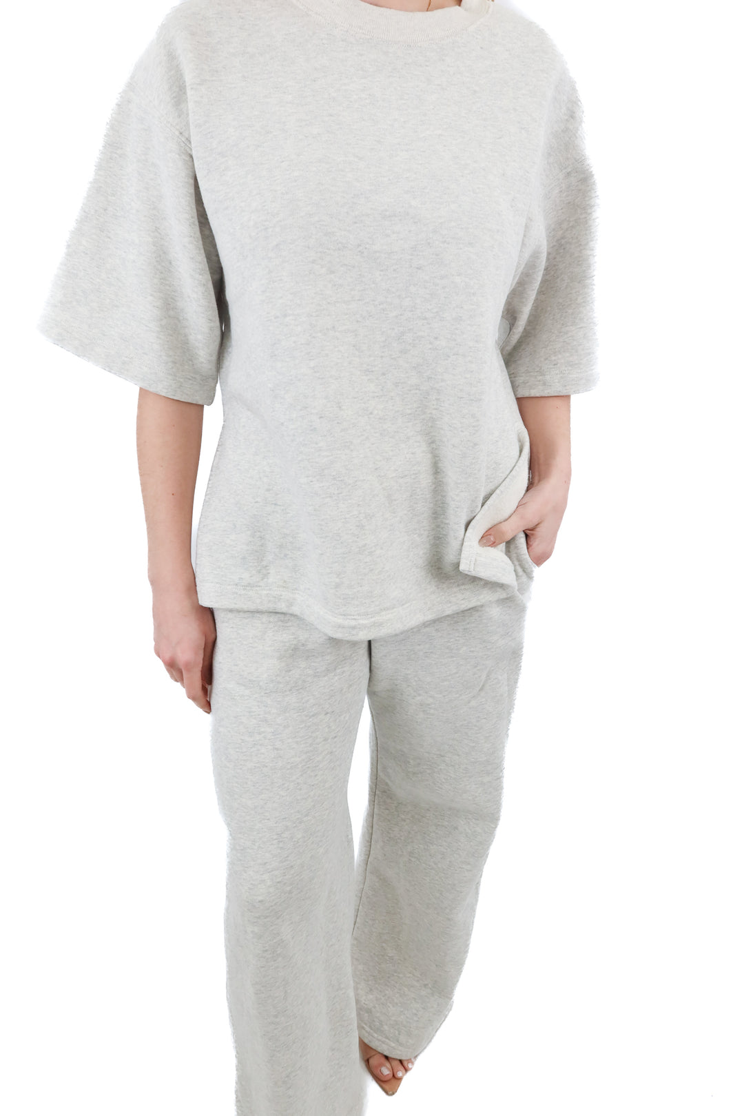 Abercrombie & Fitch gray sweat set (S)