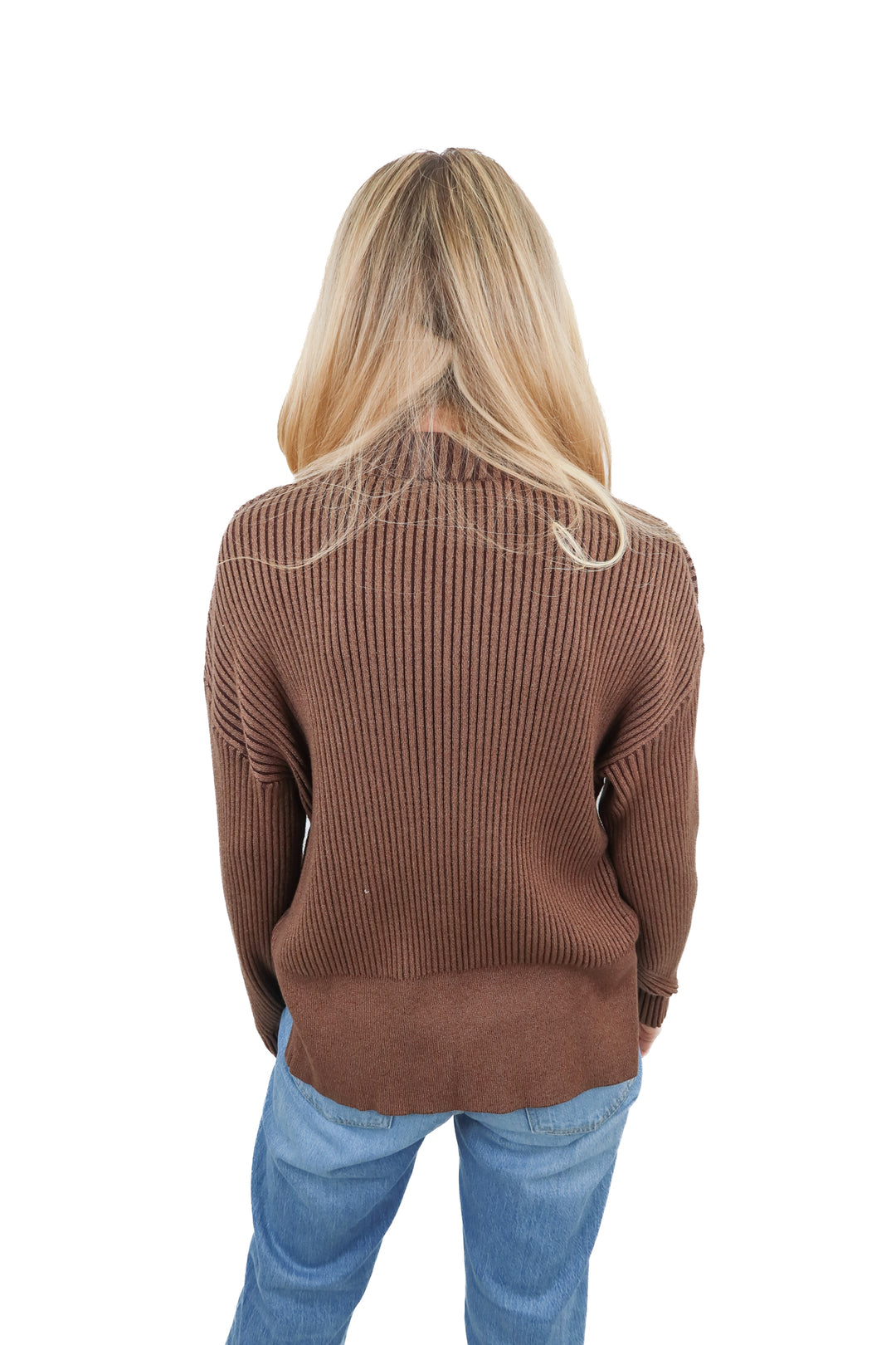 Varley mock neck sweater (S)
