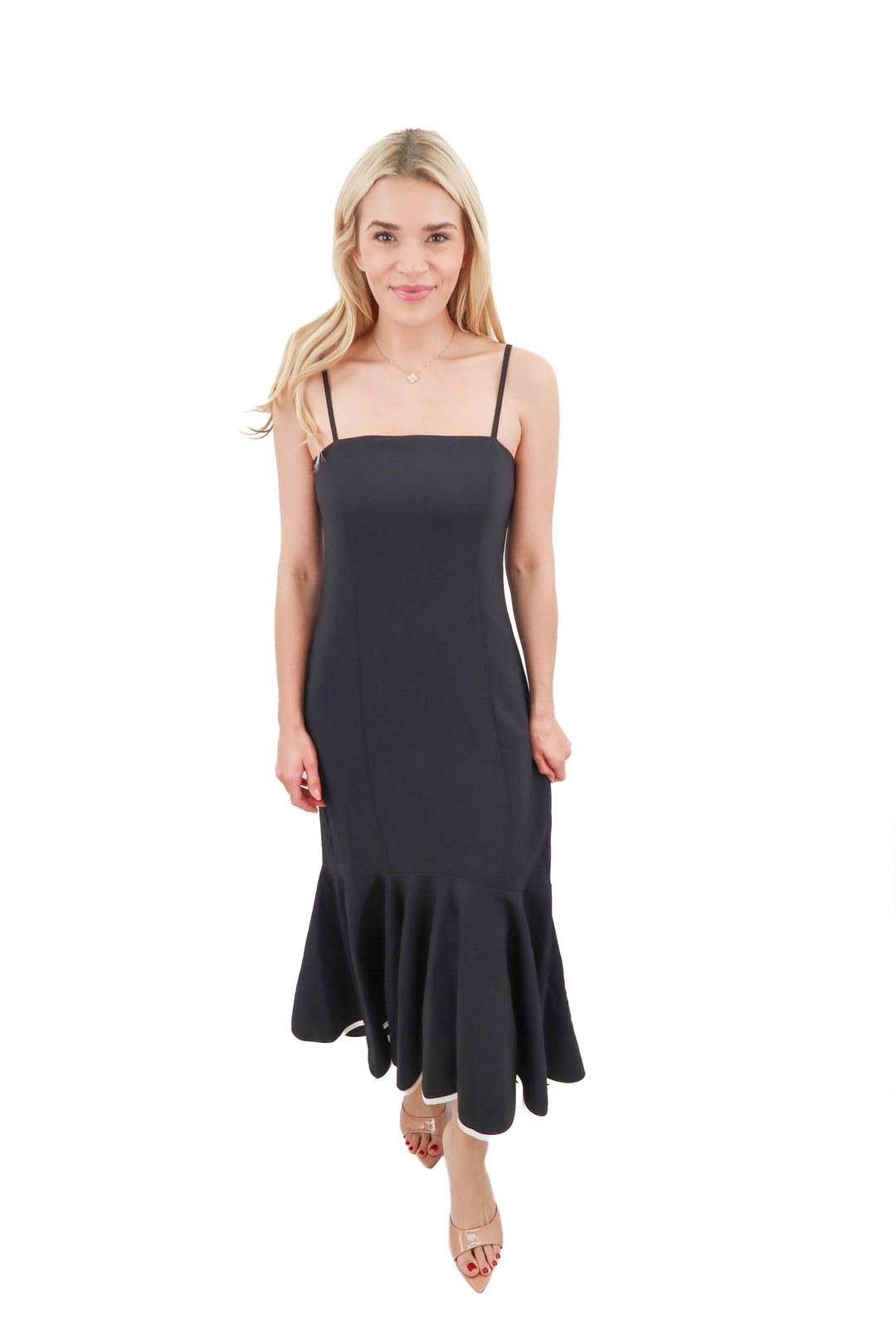 vici black mermaid style dress (s; retail $78)