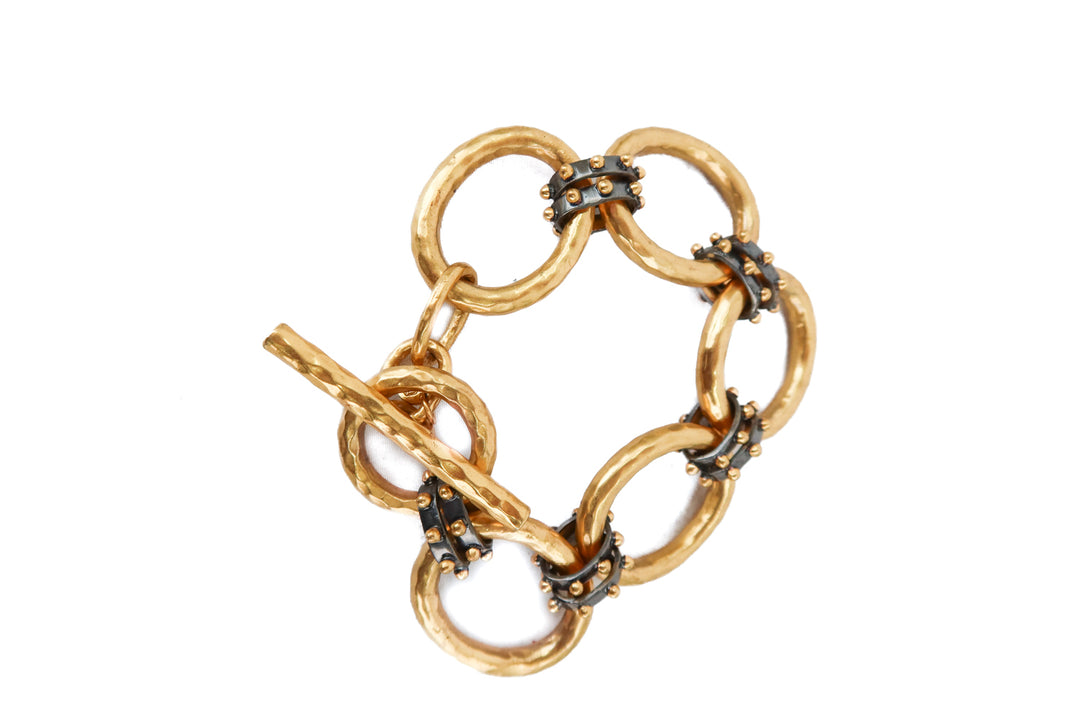 julie vos soho link bracelet (OS; retail $325)
