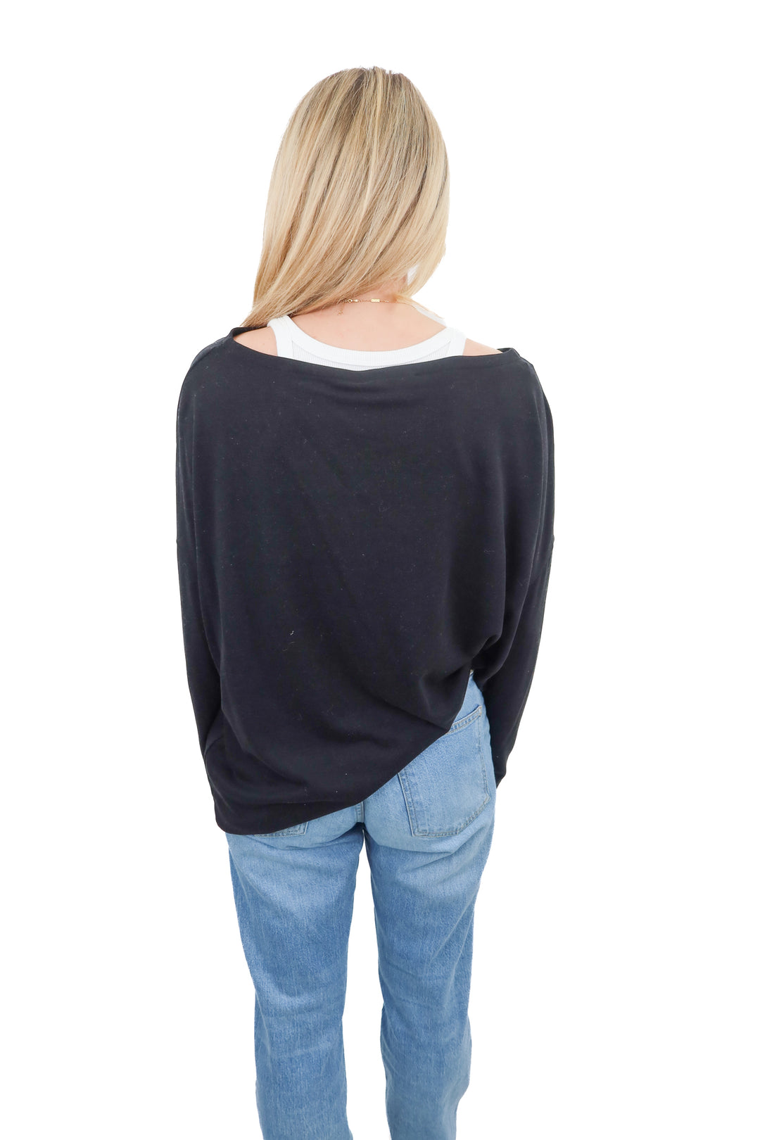 all saints black "rita tee" NWT (S; retail $79)