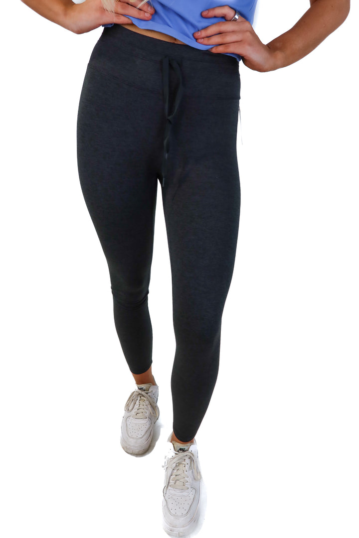 Spanx green heathered sky soft hi-rise leggings NWT (M; retails for $98)