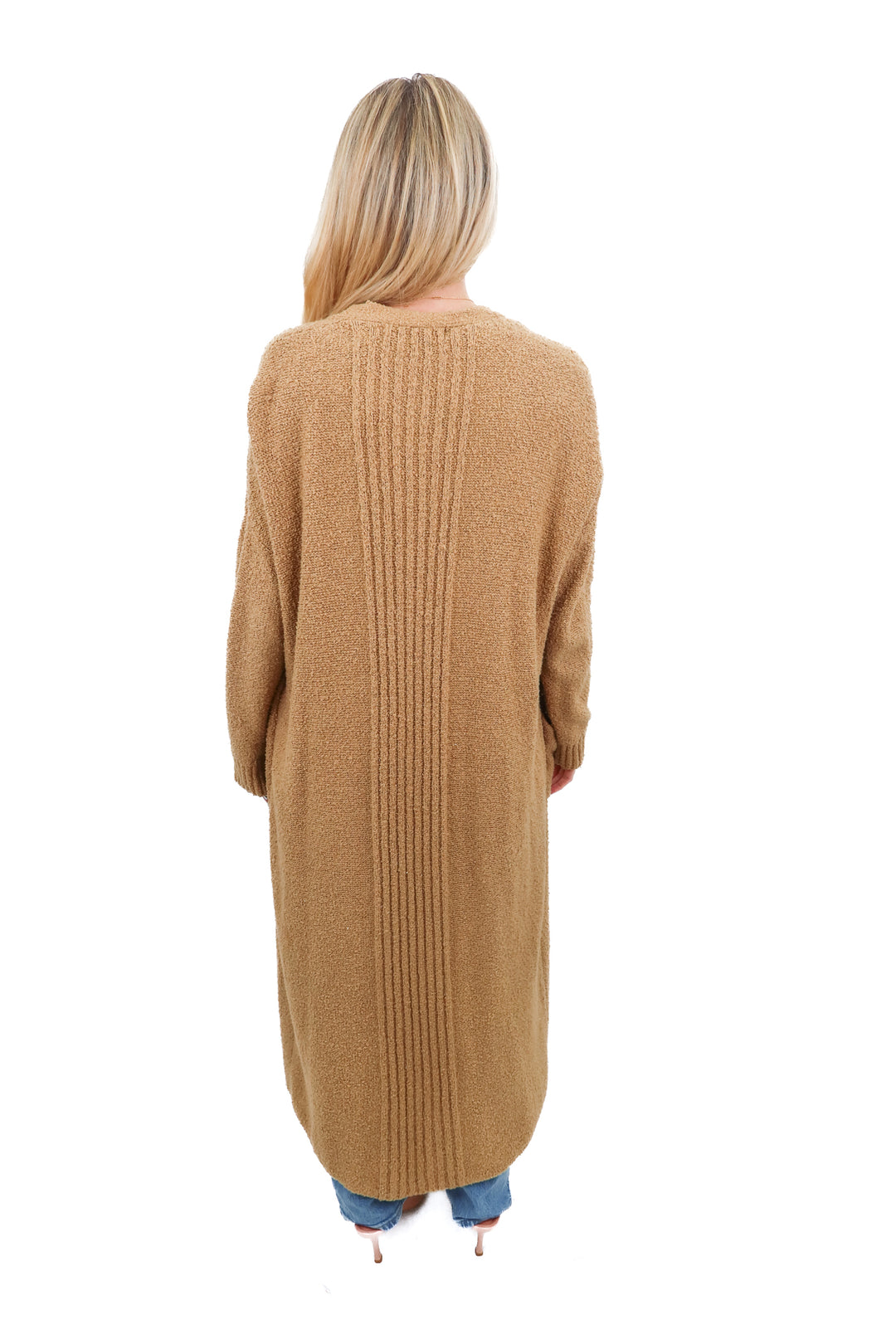 House of Harlow tan long sweater (XS)