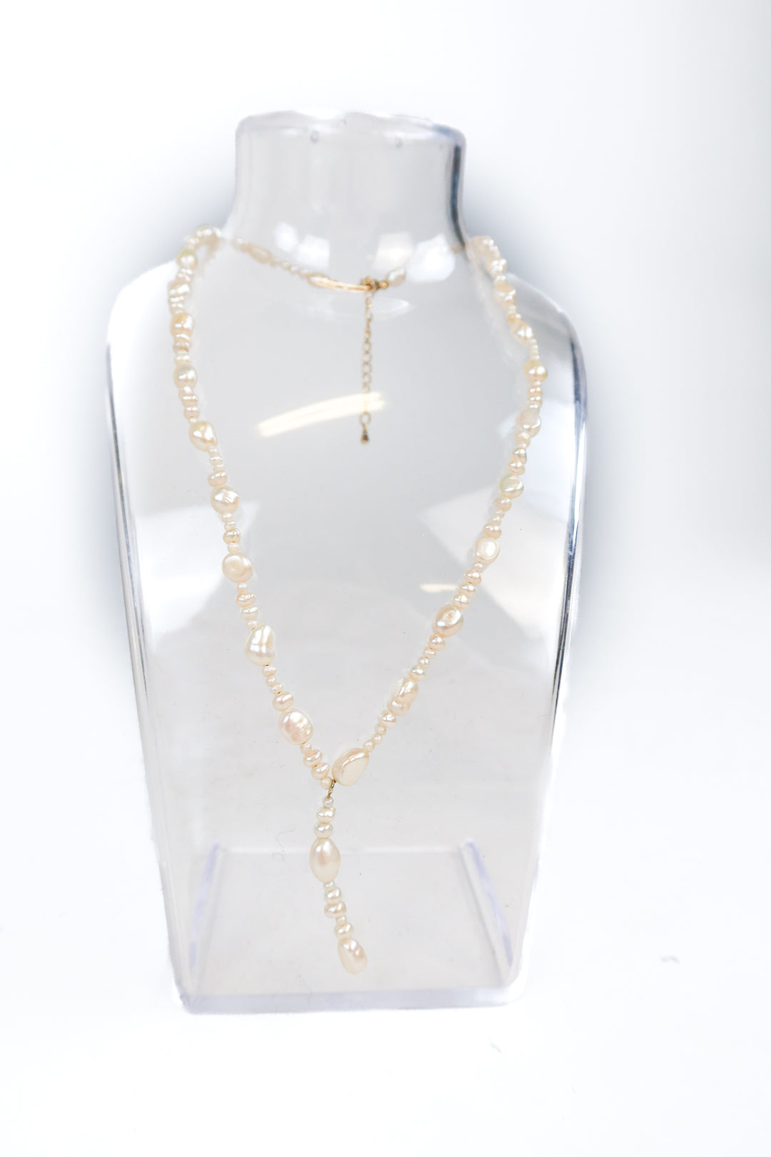 Five and two Pearl drop necklace (retails $42)