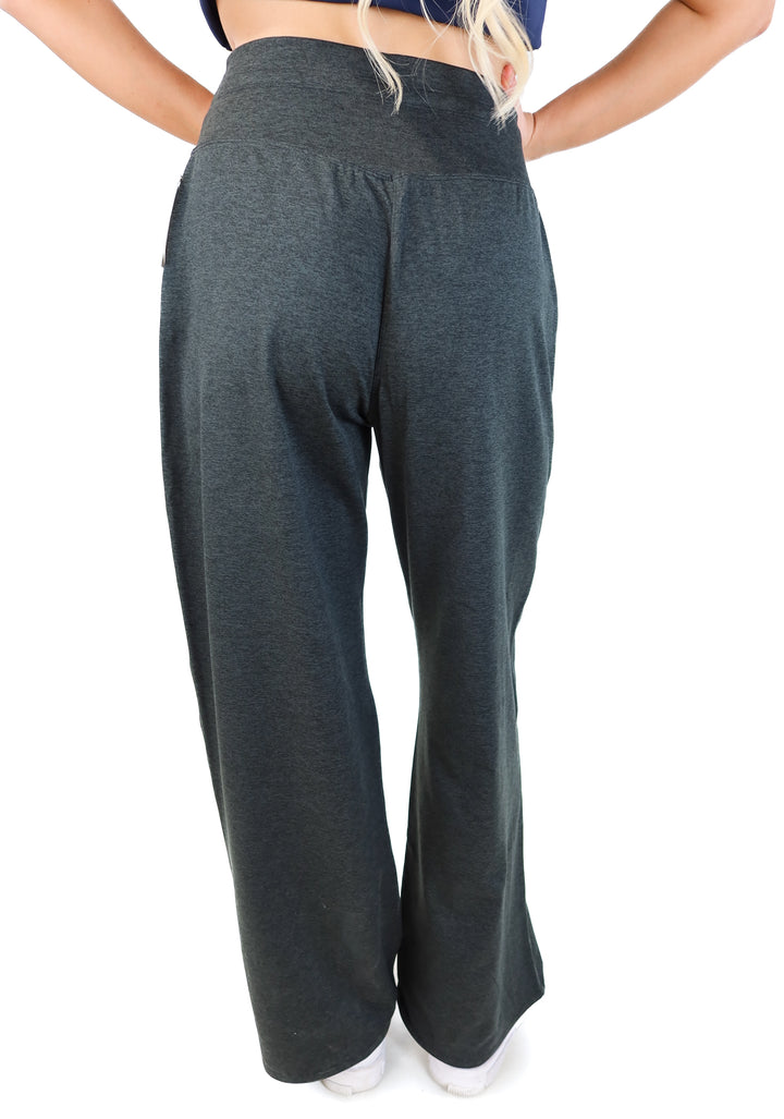 Spanx green heathered sky soft straight leg pants NWT (M; retails for $128)