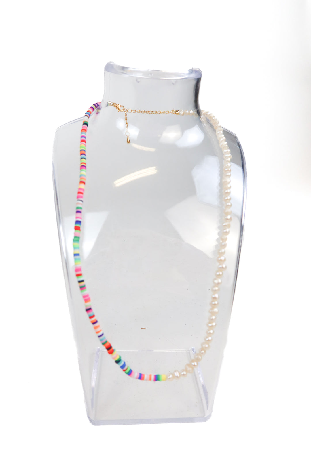 ALV Jewels colorful beaded and pearl necklace
