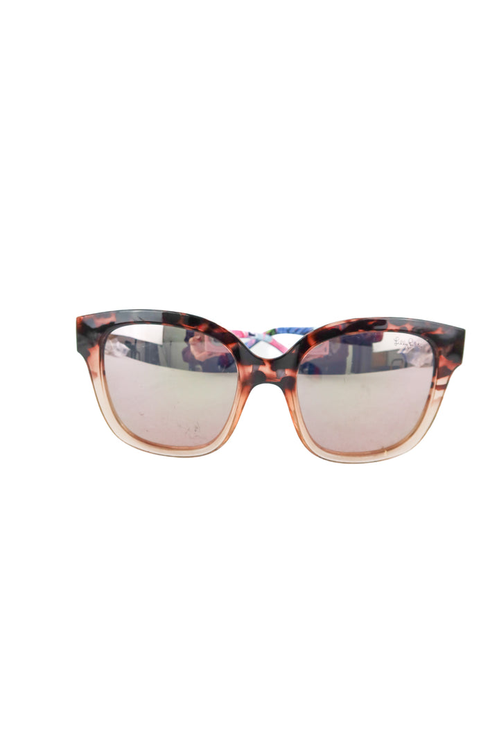 lilly pulitzer aura tortoise polarized sunglasses (retail $52)
