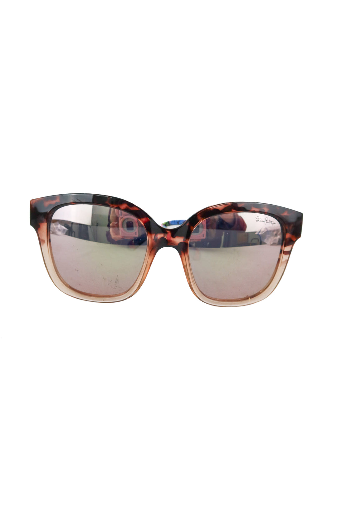 lilly pulitzer aura tortoise polarized sunglasses (retail $52)