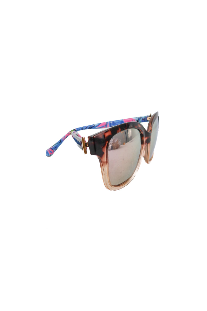 lilly pulitzer aura tortoise polarized sunglasses (retail $52)