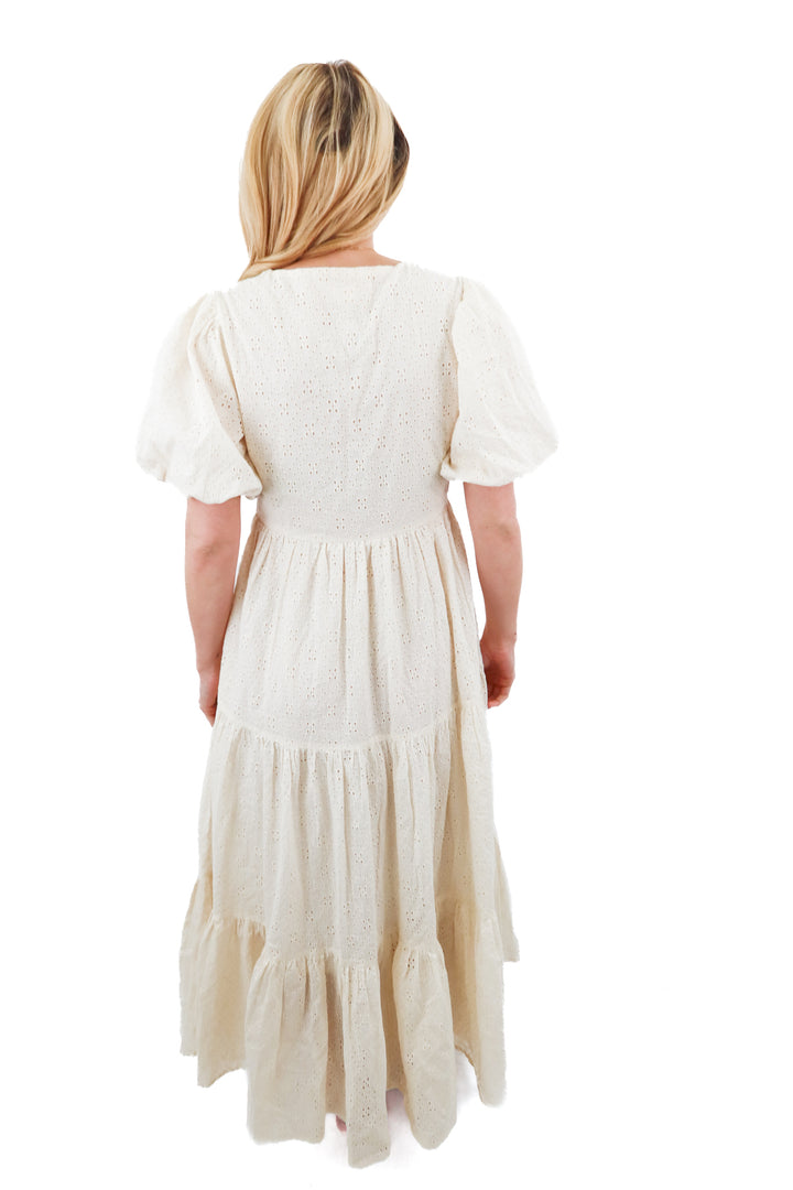 mother ivory eyelet dress (s; retail $198)