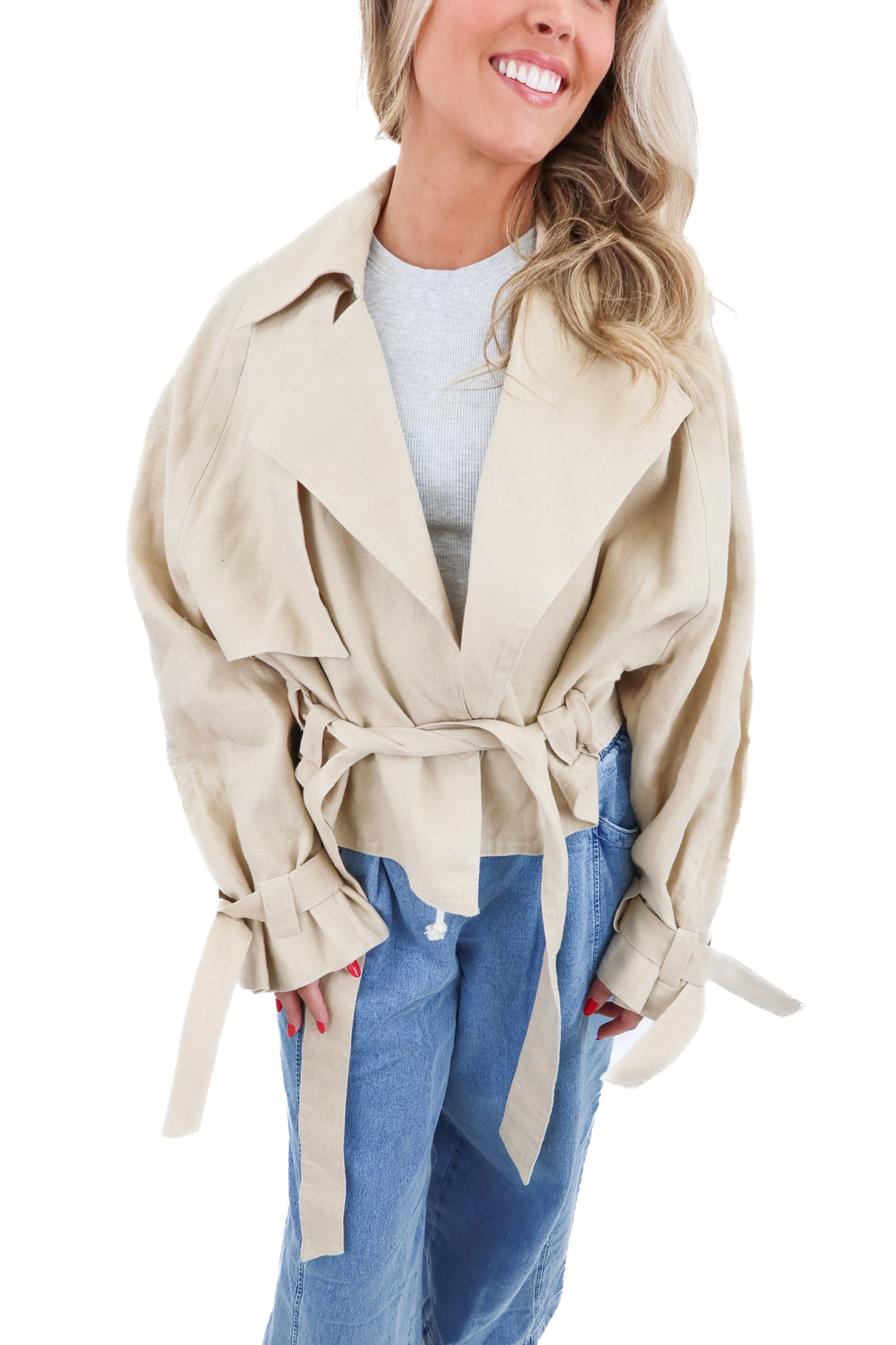mng linen jacket (s; retail $139)