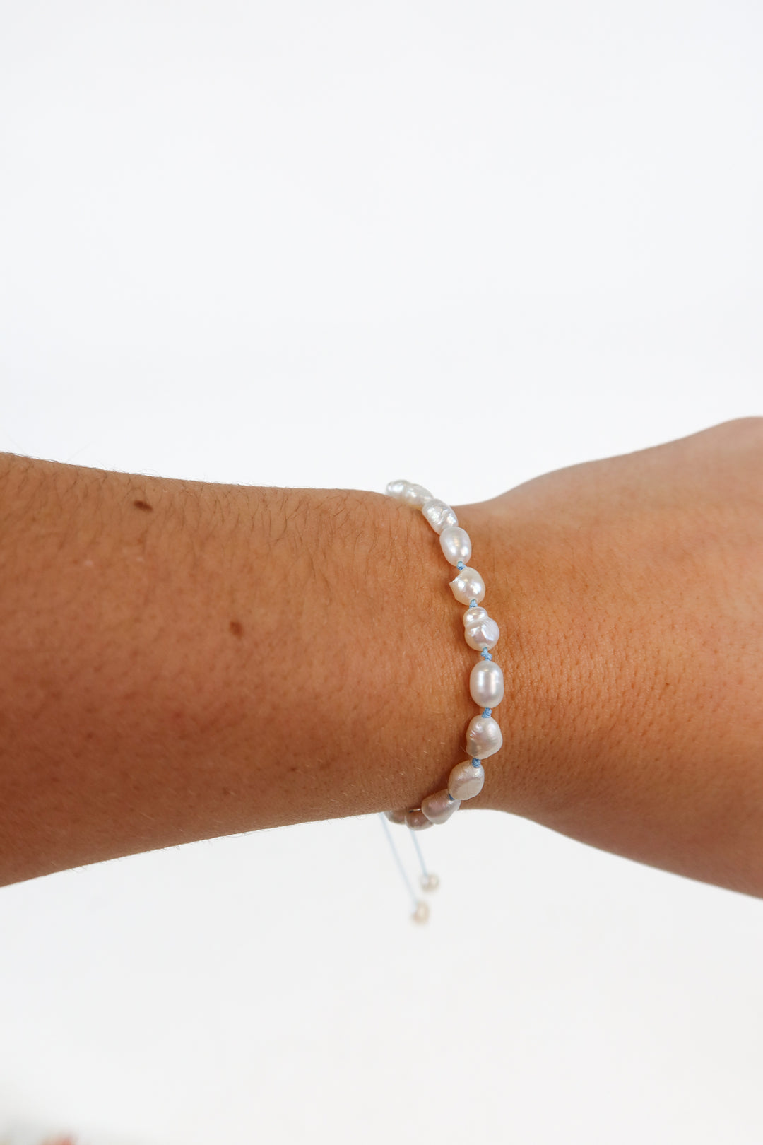ALV jewels baby blue/pearl bracelet