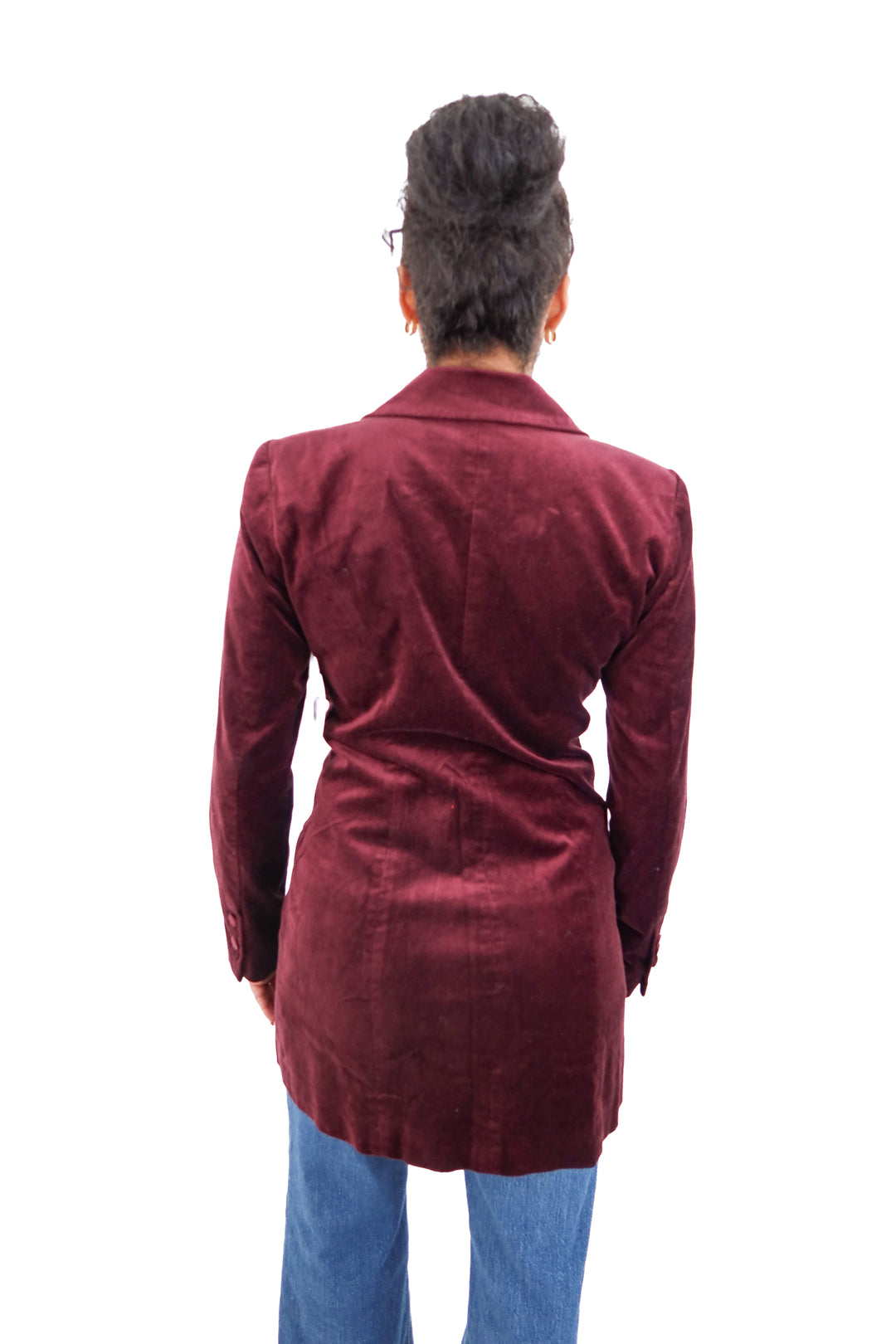 good american fig velvety blazer nwt (s; retail $208)