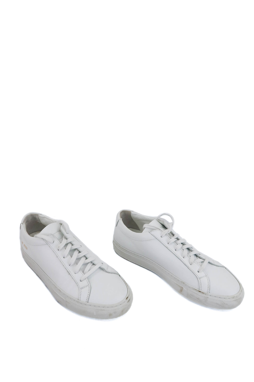 Woman by common projects white sneakers (38/ US8; retails $565)