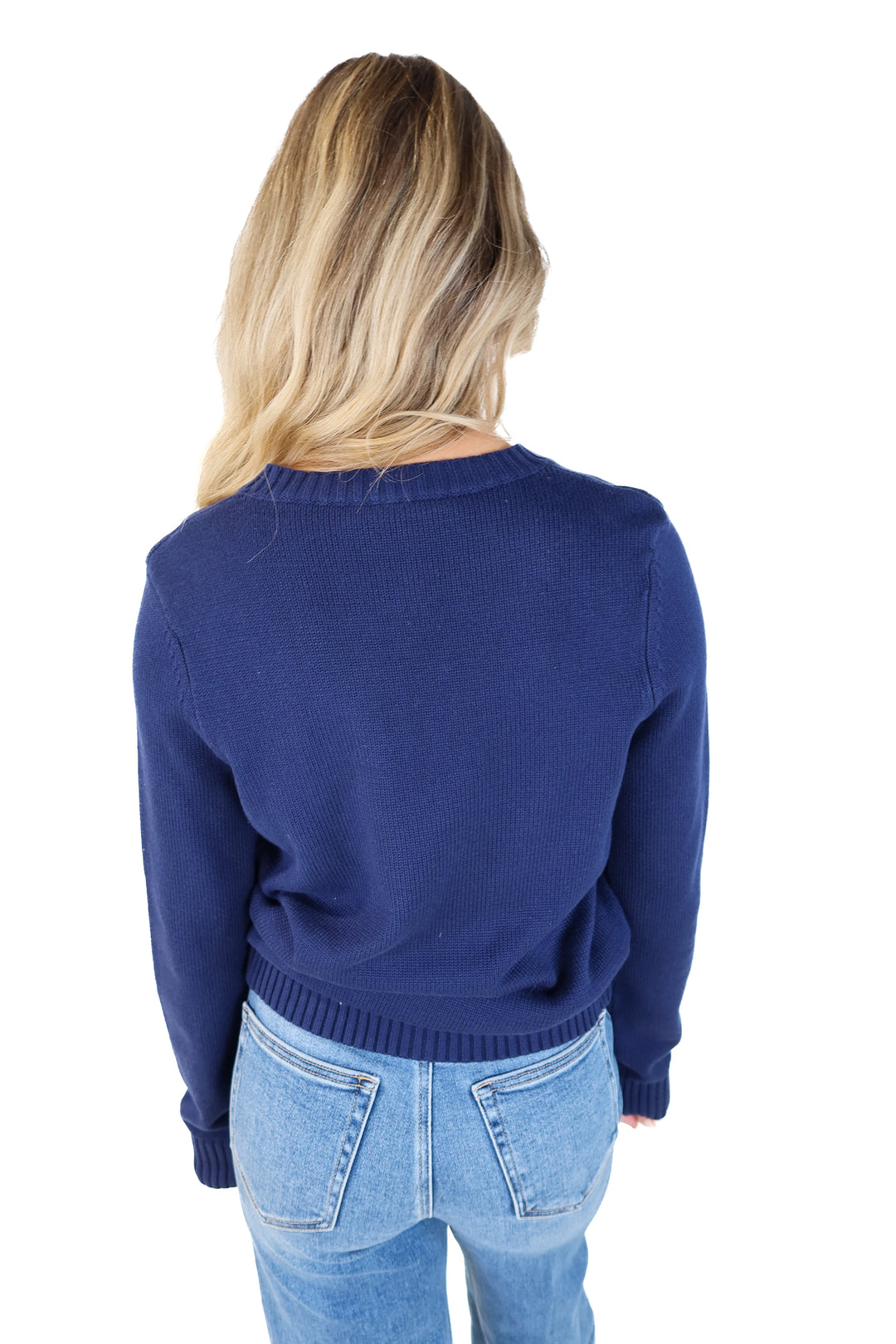 Ellsworth + ivey blue michigan sweater NWT (s; retail $129)