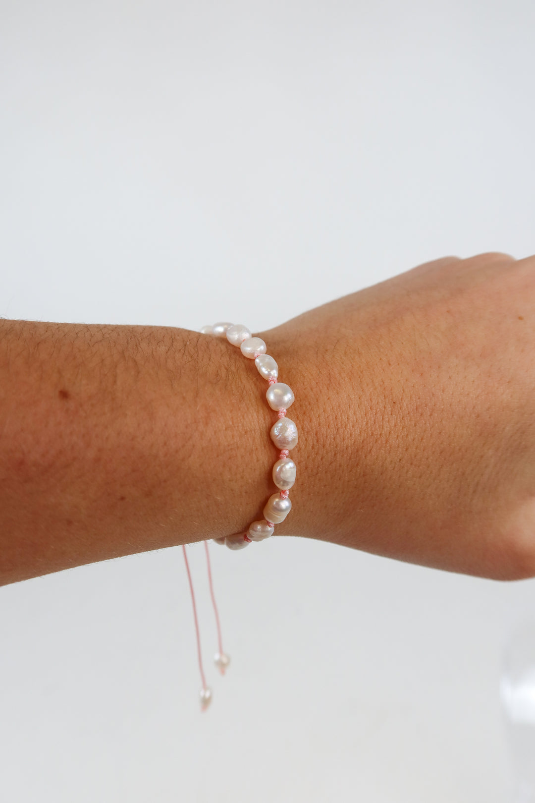 ALV jewels pink and pearl bracelet