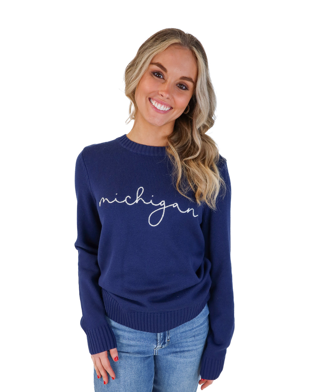 Ellsworth + ivey blue michigan sweater NWT (s; retail $129)