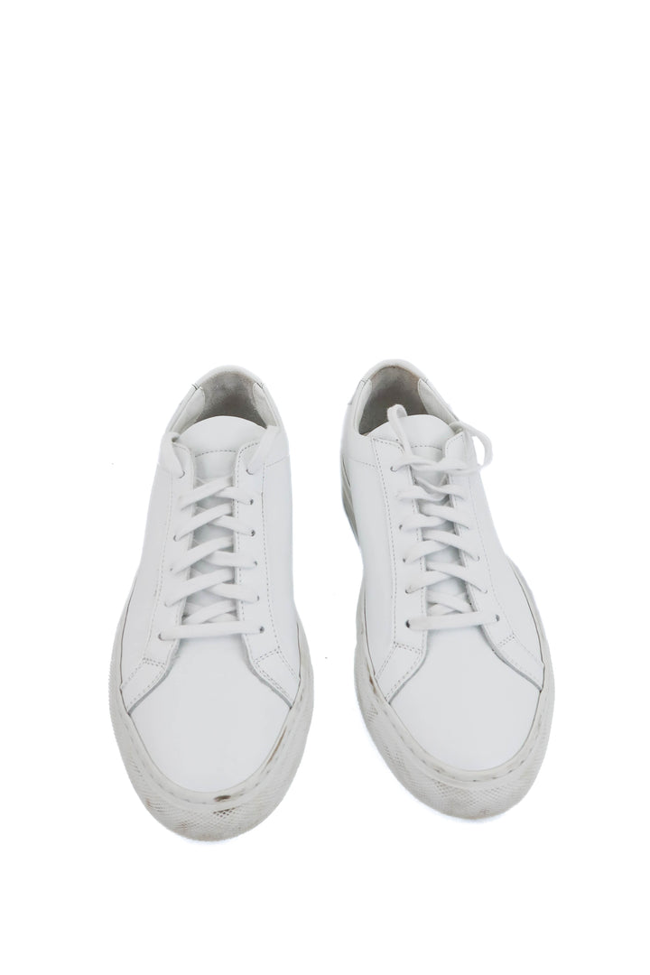 Woman by common projects white sneakers (38/ US8; retails $565)