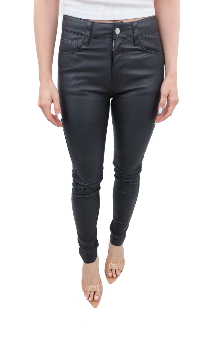 Anine Bing black soft leather pants NWT (S; retail $1200)