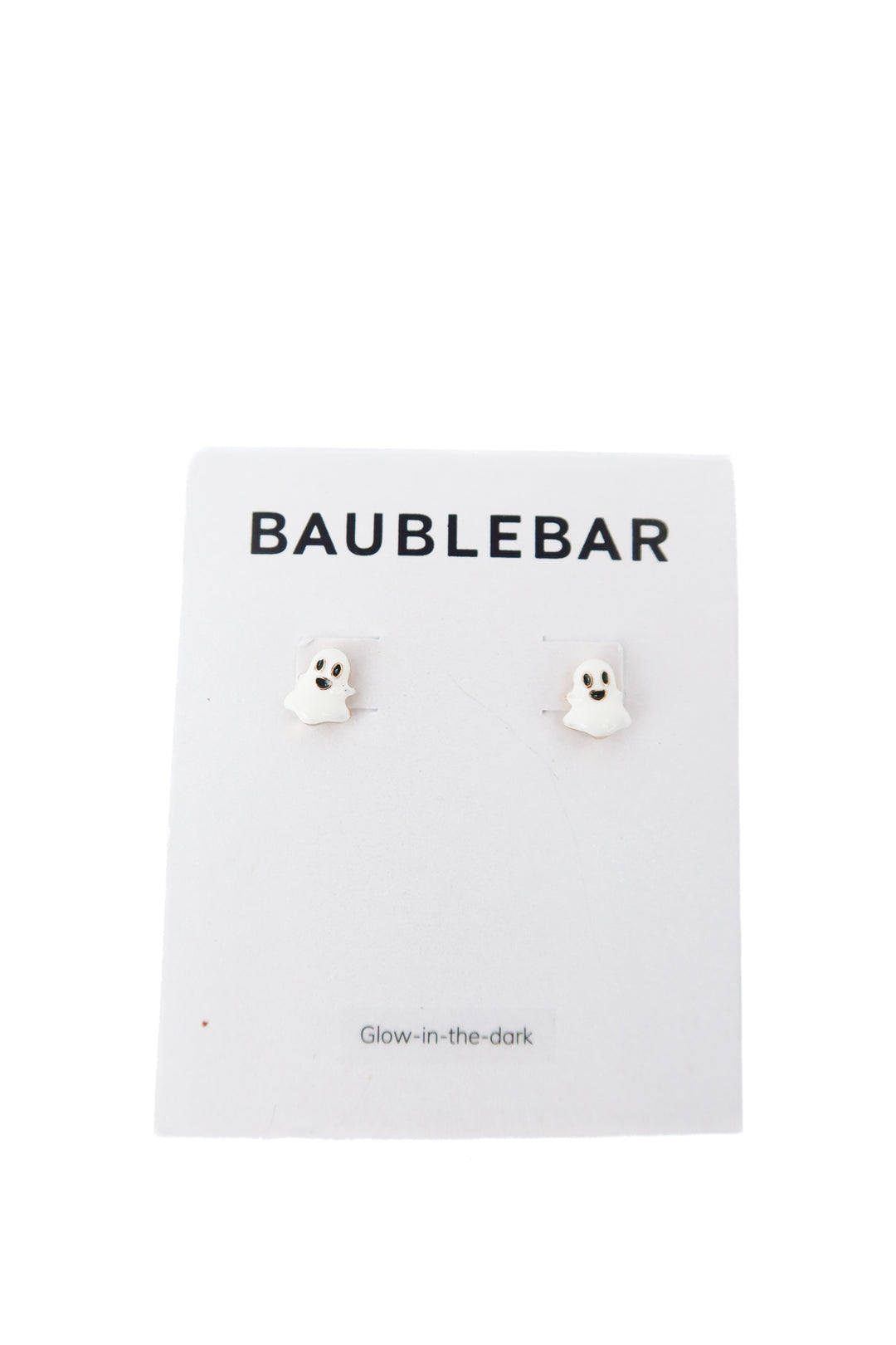 baublebar glow in the dark ghost stud earrings