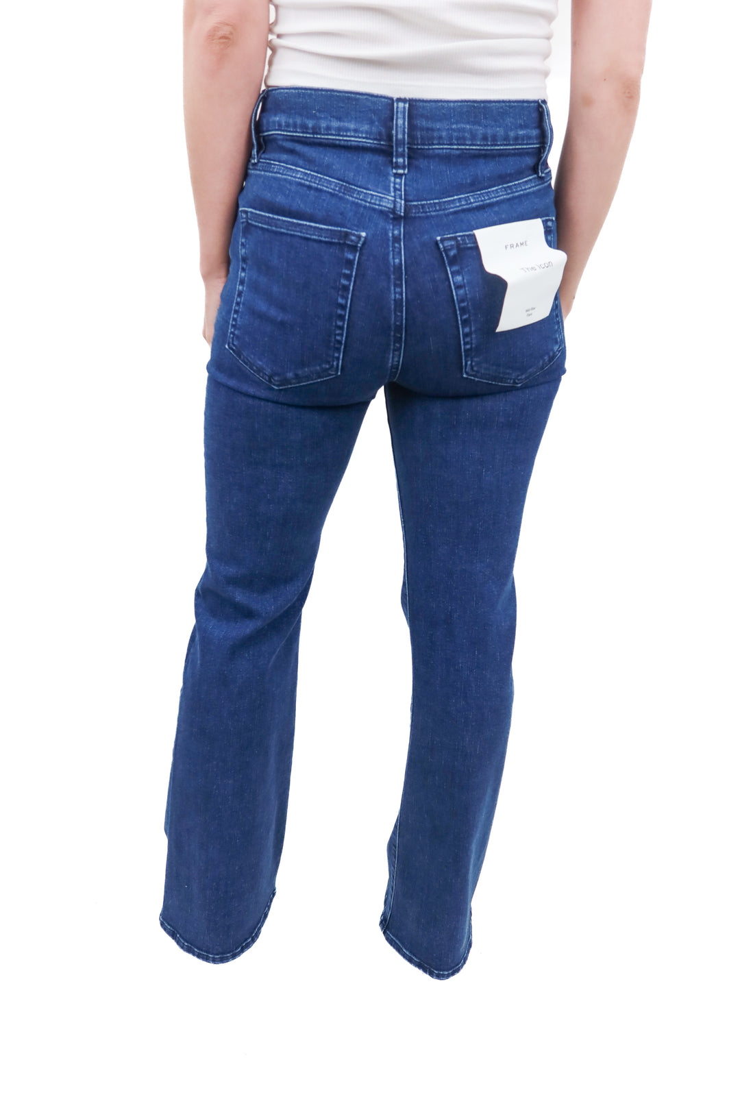 Frame dark wash flare jeans NWT (27)