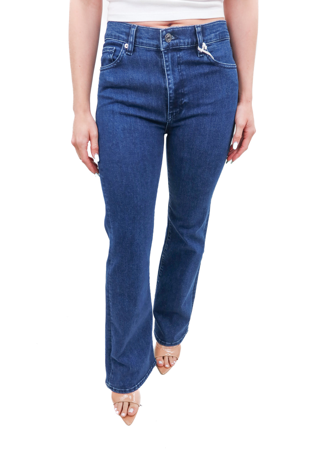 Frame dark wash flare jeans NWT (27)