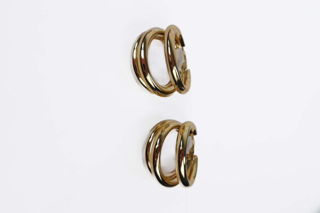 ALV jewels gold hoops (retails for $65)