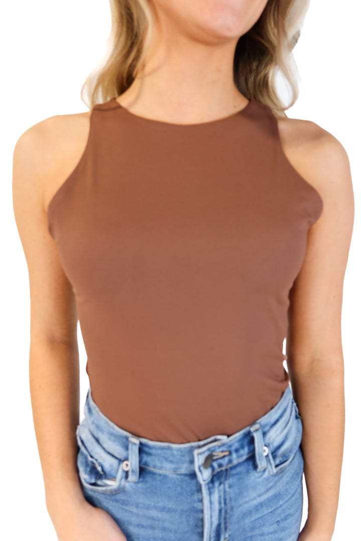 Reoria Brown Bodysuit NWT (M)