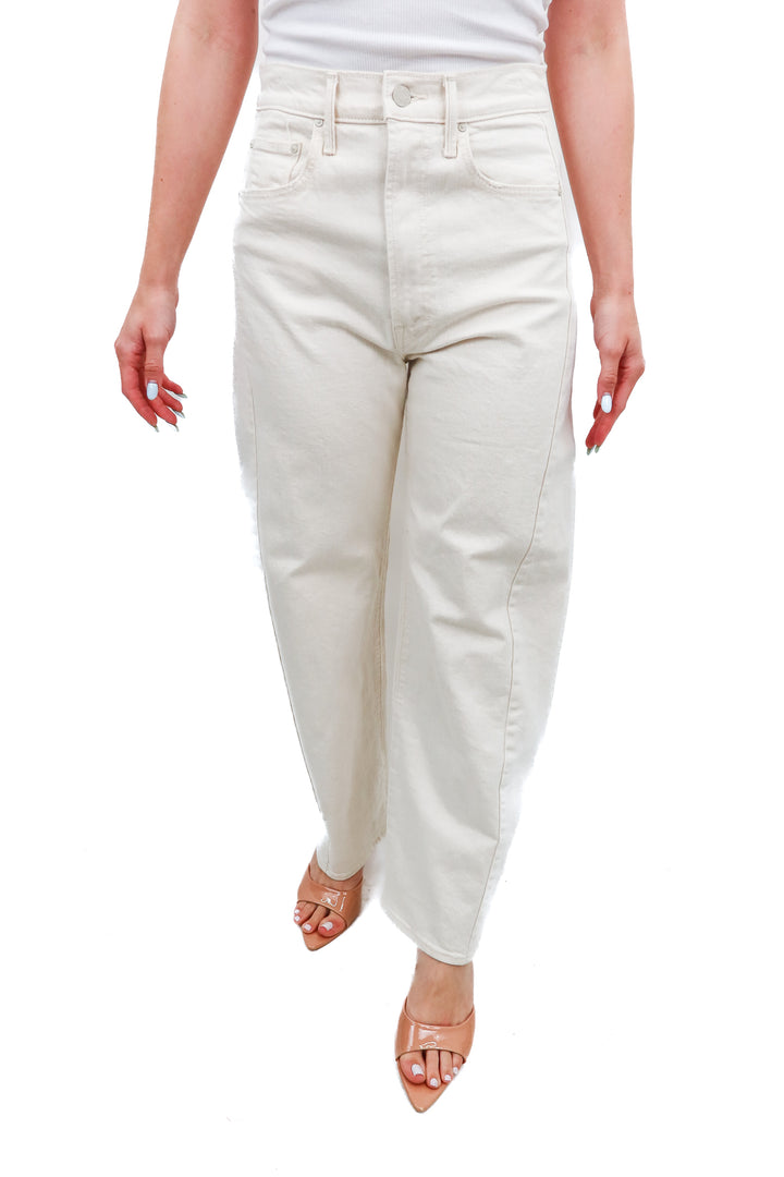 Mother Superior cream jeans (26; retail $268)