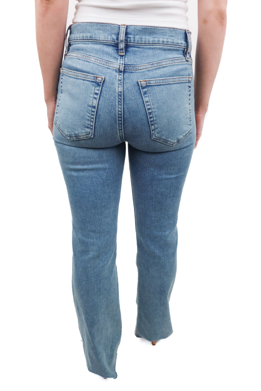 frame light wash "the icon" flare jeans (27; retail $288)