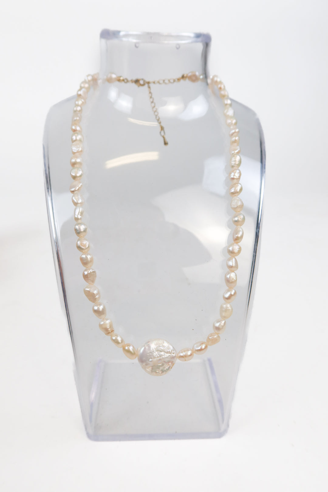 ALV jewels colorful circle and pearl necklace (retails for $68)